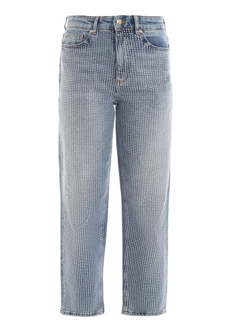 Jeans baggy ricoperto di brillantini Just Cavalli JUST CAVALLI | Pantaloni | 76PAB5BC CDW87904